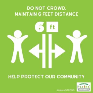 Do not crowd.  Maintain 6 feet distance.